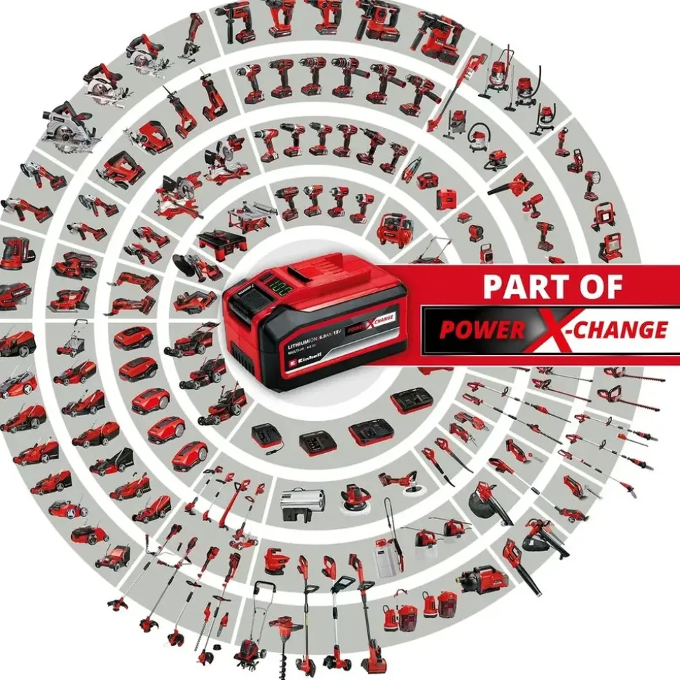Einhell GE-CF 18/2200 Li 18 cm Bodenventilator rot 3408035