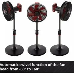 Einhell GE-CF 18/320 P Li-Solo 32 cm Standventilator Schwarz