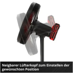 Einhell GE-CF 18/320 P Li-Solo 32 cm Standventilator Schwarz