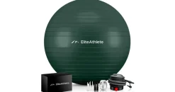 EliteAthlete Gymnastikball Grün 75 cm