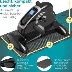 eloneo Arm- und Beintrainer mit Motor schwarz