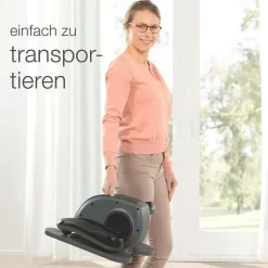 eloneo Mini-Ellipsentrainer Schwarz