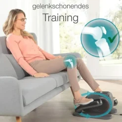eloneo Mini-Ellipsentrainer Schwarz