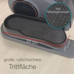 eloneo Mini-Ellipsentrainer Schwarz