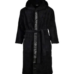 Emporio Armani Sponge Bademantel Schwarz L