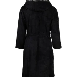 Emporio Armani Sponge Bademantel Schwarz L