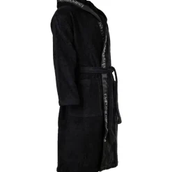 Emporio Armani Sponge Bademantel Schwarz L