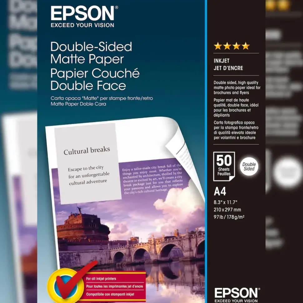 Epson Fotopapier A4 178 g/m2 50 Blatt