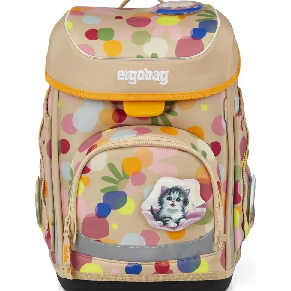 ergobag cubo 5-tlg. 2025 Flower PowBär Katze