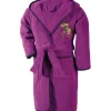 Erwin Müller Kinder-Bademantel mit Kapuze in fuchsia | Gr.: 86/92