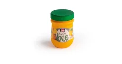 Erzi 19092 Marmelade Schwartau Aprikose aus Holz, Kaufladenspielzeug