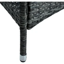 Estexo Poly-Rattan Set 6-tlg. Anthrazit-Grau