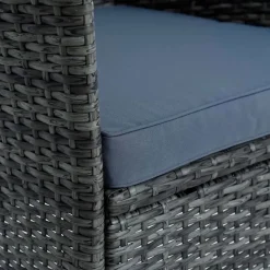 Estexo Polyrattan Set 8-tlg. Anthrazit