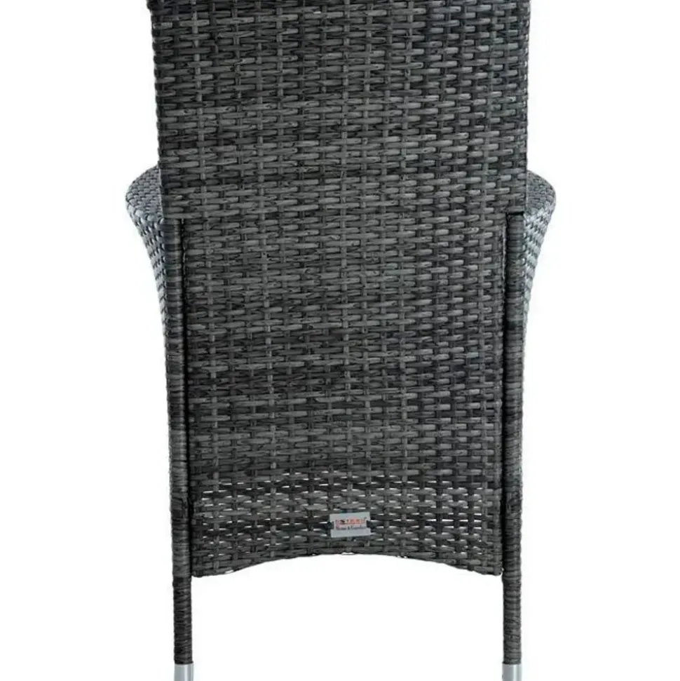 Estexo Polyrattan Set 8-tlg. Anthrazit