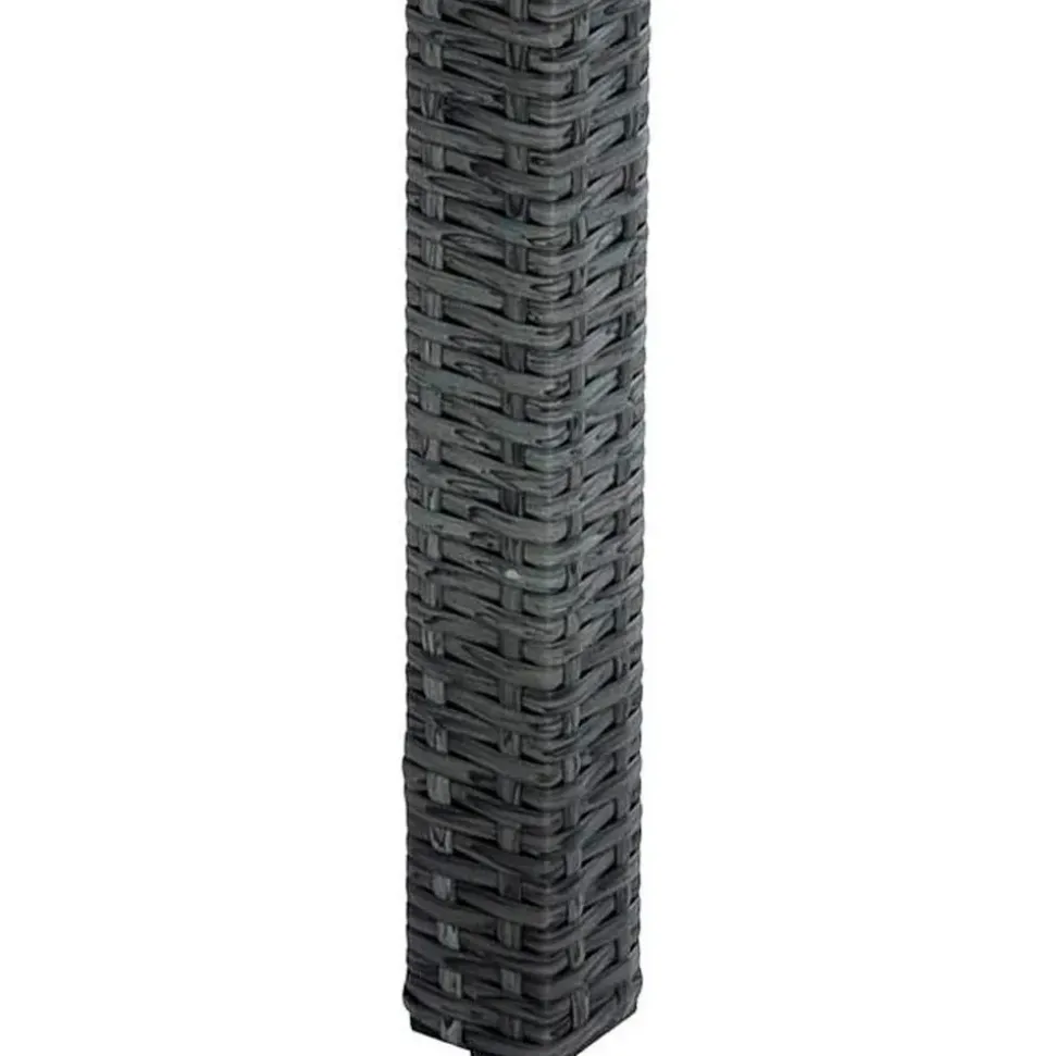 Estexo Polyrattan Set 8-tlg. Anthrazit