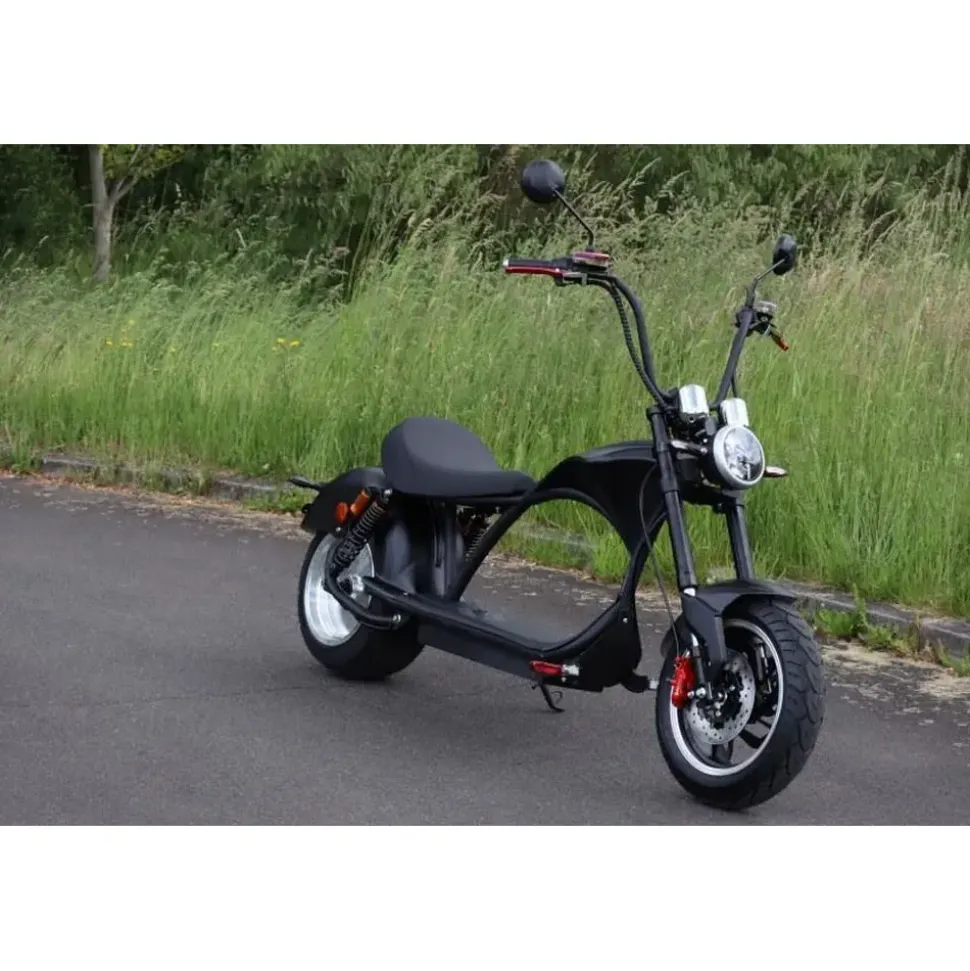 ES-Toys Coco Bike E-Chopper 2000 Watt 48 km/h schwarz