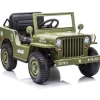 ES-Toys Elektro-Kinderauto Offroad Militär grün (12 V)