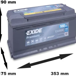 Exide EA1000 100Ah 12V