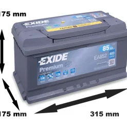 Exide EA852 85Ah 12V