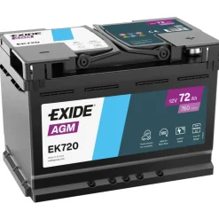 Exide EK720 AGM 72Ah 12V