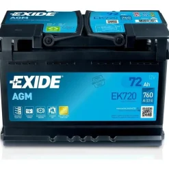 Exide EK720 AGM 72Ah 12V