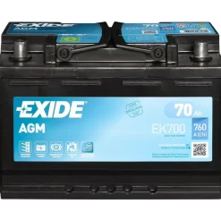 Exide EK700 AGM 70Ah 12V
