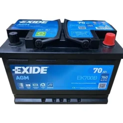 Exide EK700 AGM 70Ah 12V