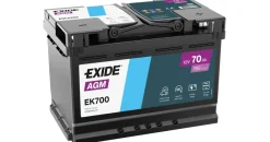 Exide EK700 AGM 70Ah 12V