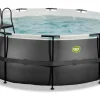 EXIT TOYS Black Leather Pool rund