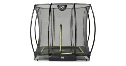 EXIT TOYS Silhouette Bodentrampolin 153 x 214 cm inkl. Sicherheitsnetz schwarz