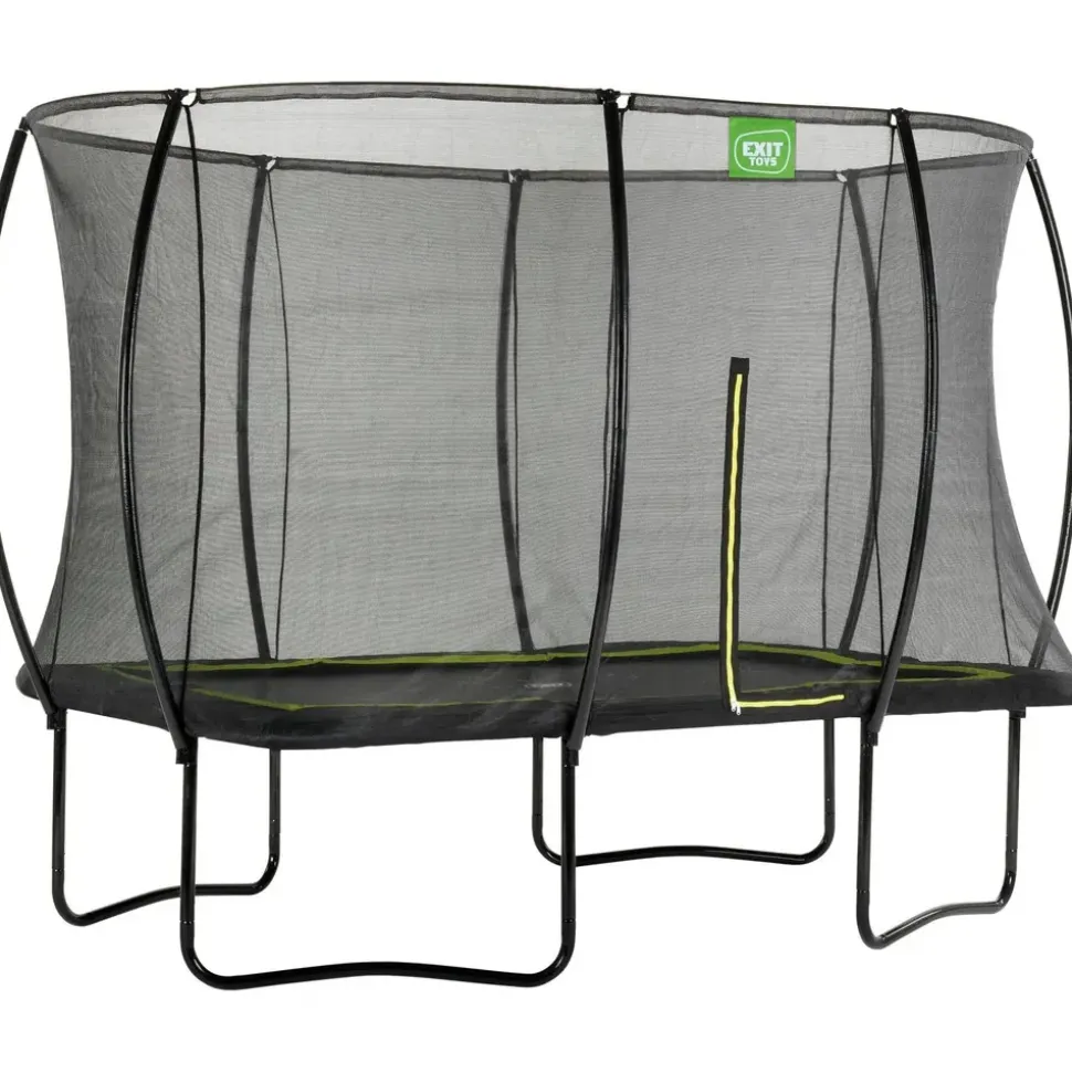EXIT TOYS Silhouette rechteckig 244 x 366 cm inkl. Sicherheitsnetz schwarz