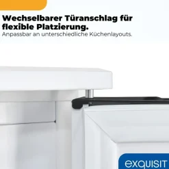 Exquisit GS81-040B Weiß