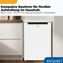 Exquisit GS81-040B Weiß