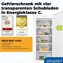 Exquisit GS145-050C Weiß