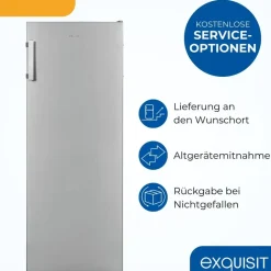 Exquisit GS5231-NF-H-040C Silber