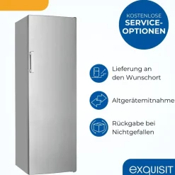 Exquisit GS5271-NF-H-040D Silber