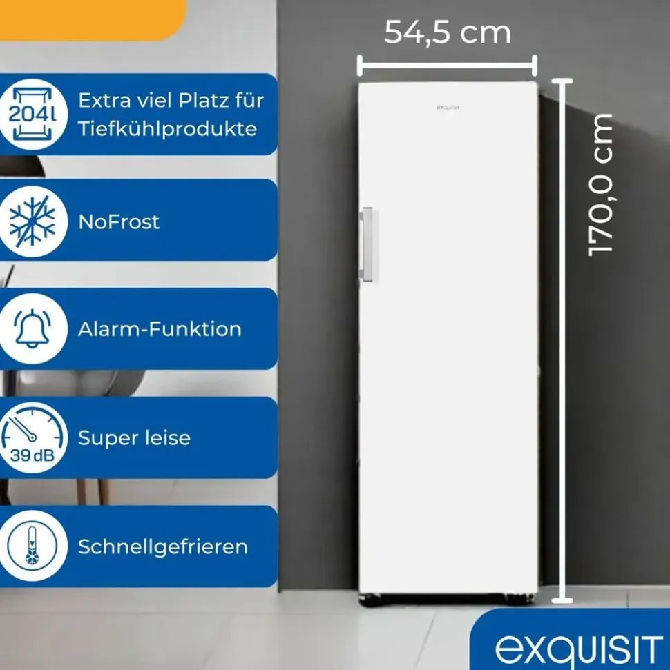 Exquisit GS5271-NF-H-040E Weiß