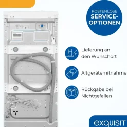 Exquisit LTO51207-030A Toplader (7.5 kg, 1200 U/min)