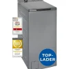Exquisit LTO51207-030A Toplader silber (7,5 kg, 1200 U/min)