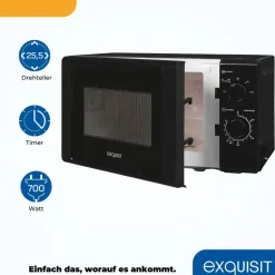 Exquisit MW 900-030 schwarz