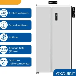 Exquisit SBS46-040D Side-by-Side