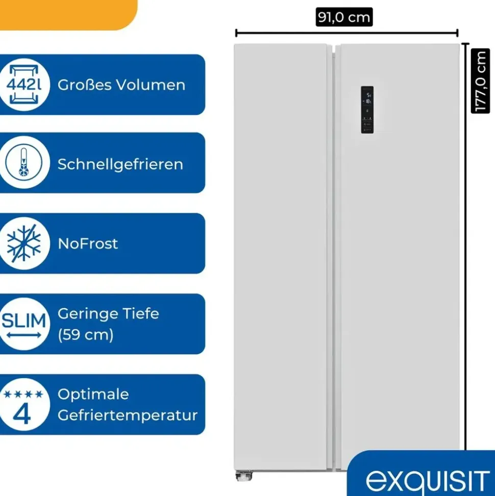 Exquisit SBS46-040D Side-by-Side