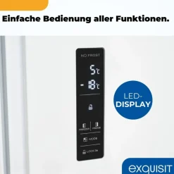 Exquisit SBS546-040 Side-by-Side
