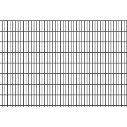 FA-Bausysteme Doppelstabmattenzaun 6/5/6 250 x 163 cm Anthrazit