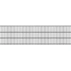 FA-Bausysteme Doppelstabmattenzaun 6/5/6 250 cm x 63 cm Anthrazit