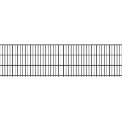 FA-Bausysteme Doppelstabmattenzaun 6/5/6 250 cm x 63 cm Anthrazit