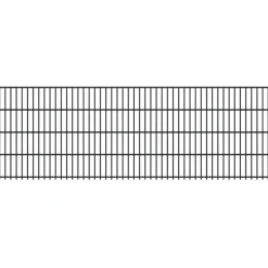 FA-Bausysteme Doppelstabmattenzaun 6/5/6 250 x 83 cm Anthrazit