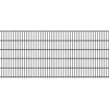 FA-Bausysteme Doppelstabmattenzaun 6/5/6 250 x 100 cm Anthrazit