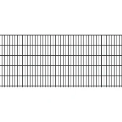 FA-Bausysteme Doppelstabmattenzaun 6/5/6 250 x 100 cm Anthrazit