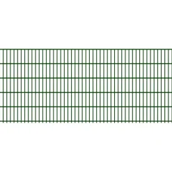 FA-Bausysteme Doppelstabmattenzaun 6/5/6 250 x 83 cm Moos